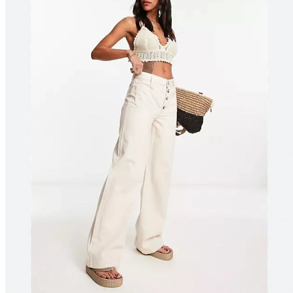 Zara Denim wide leg cargo pants - Picture 11 of 12